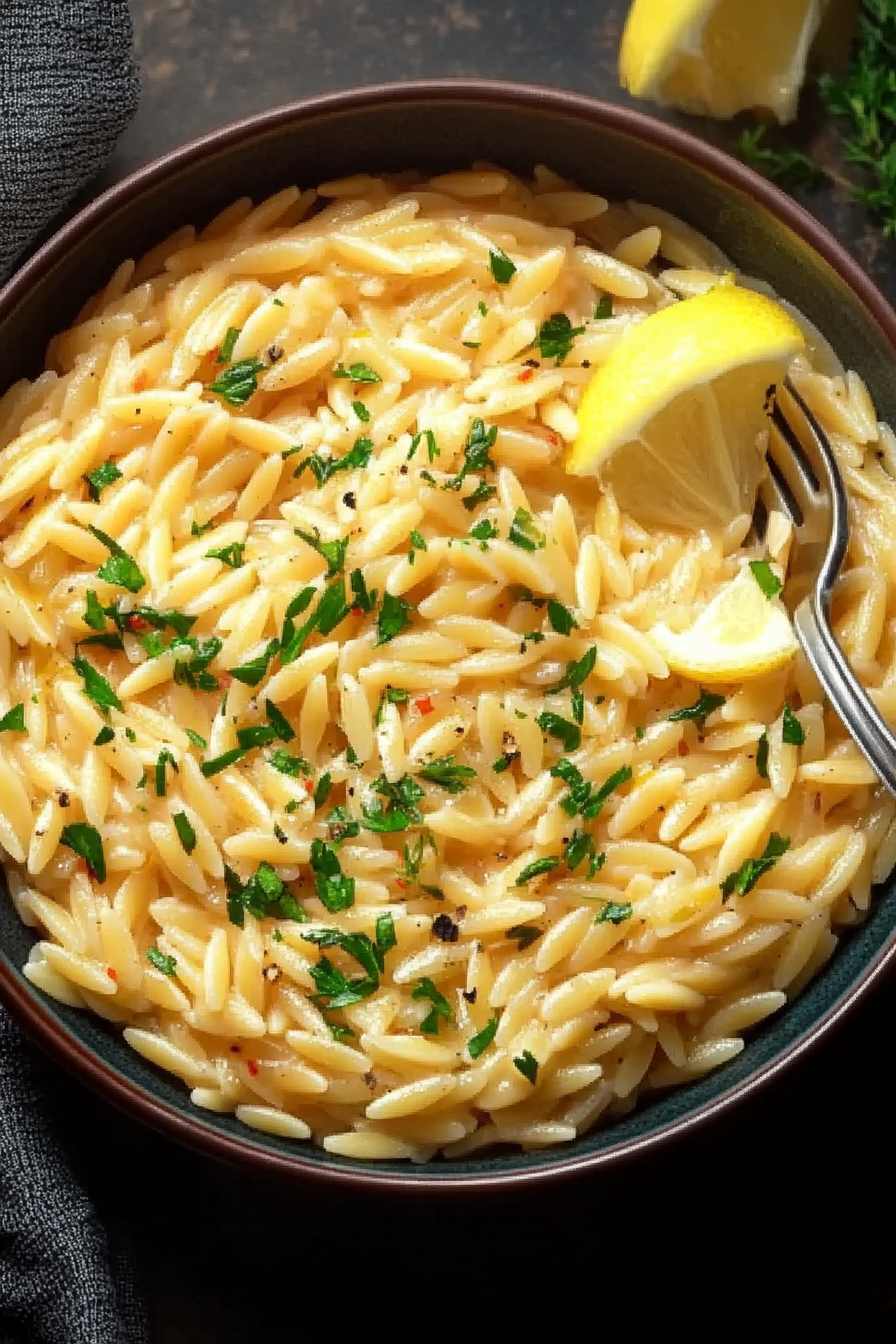 one pot lemon orzo