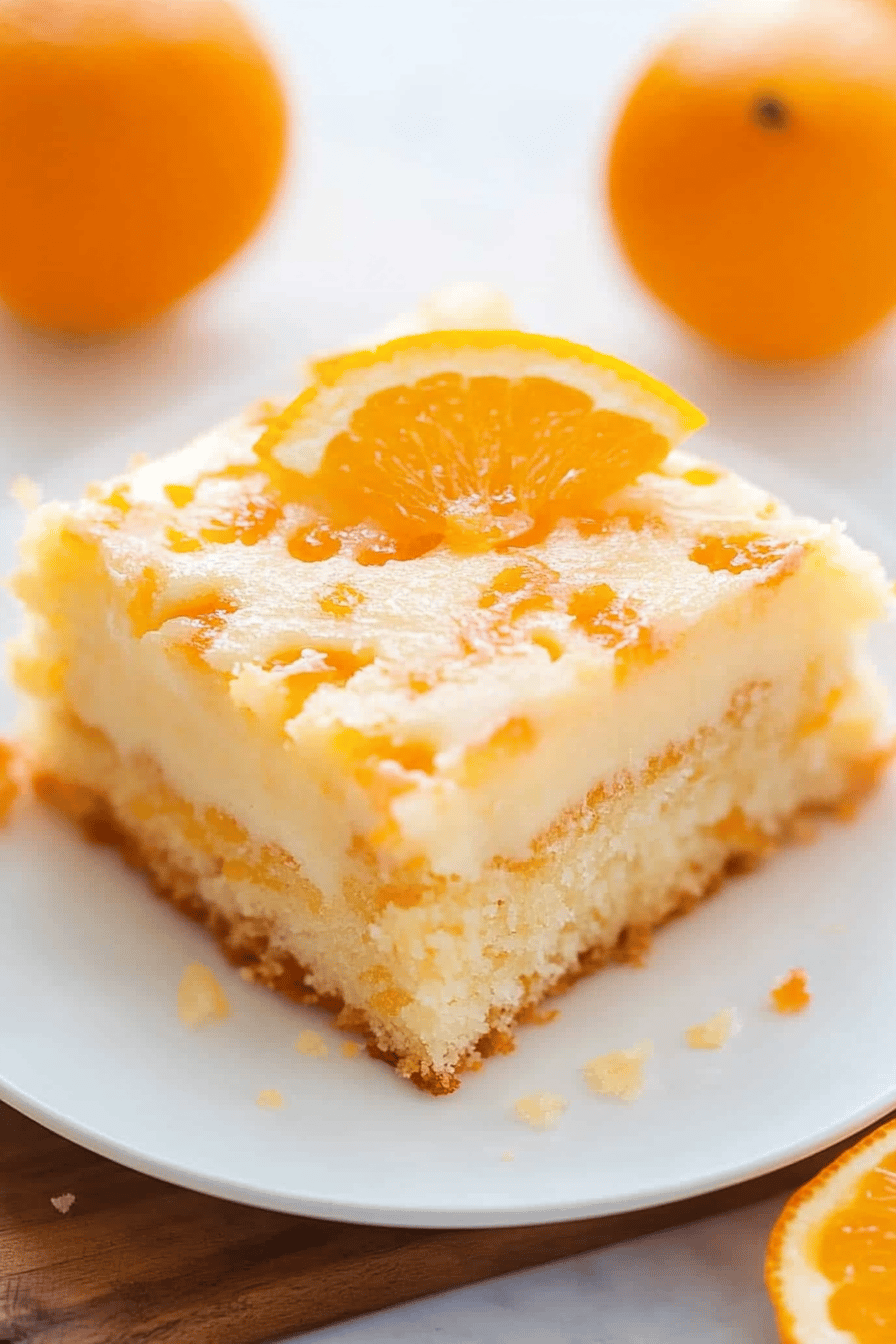 orange poke cake