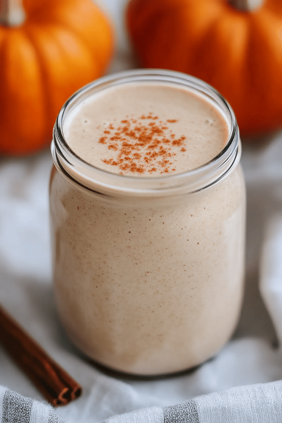 pumpkin spice creamer ingredients organized and measured on kitchen counter