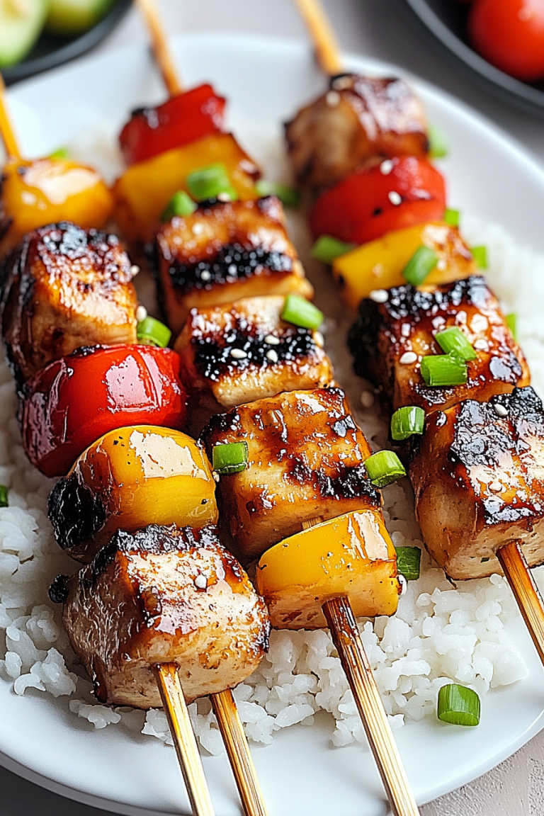 teriyaki chicken kabobs