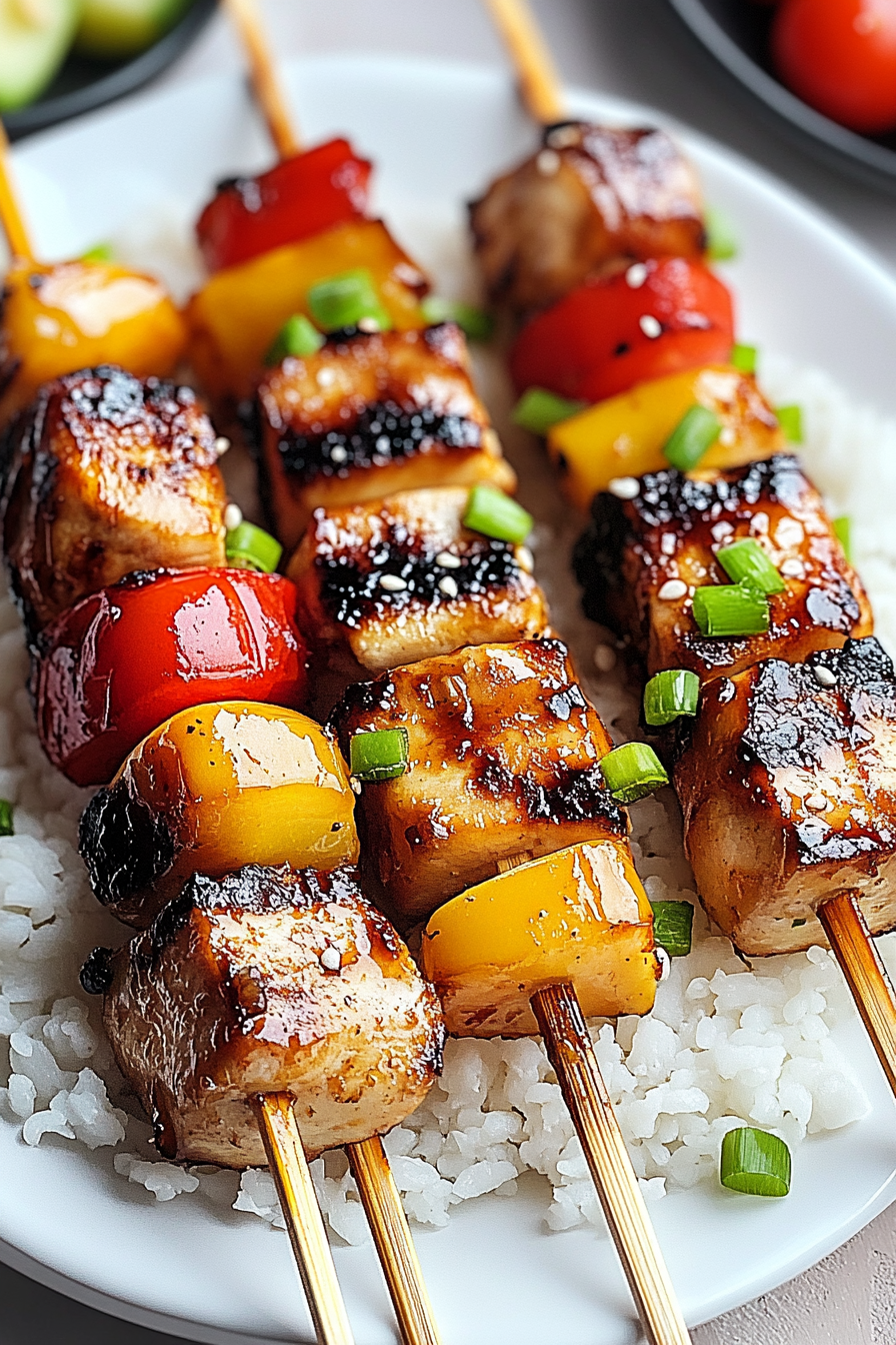 teriyaki chicken kabobs