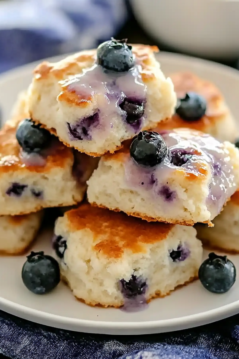 Blueberry Butter Swim Biscuits