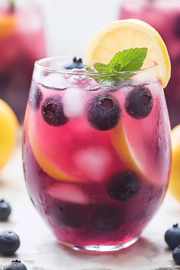 Blueberry Lemonade Drink