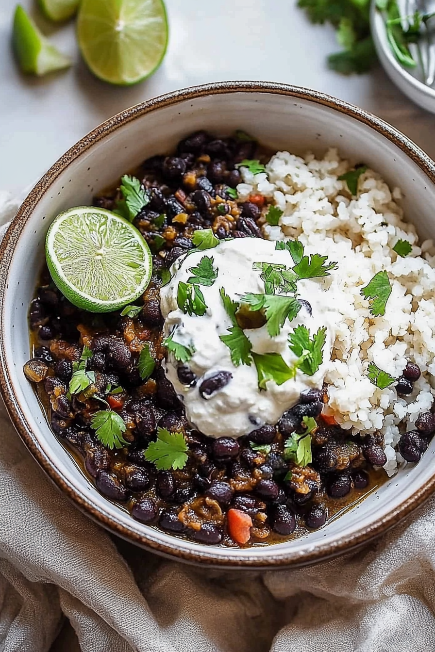 Cuban black beans