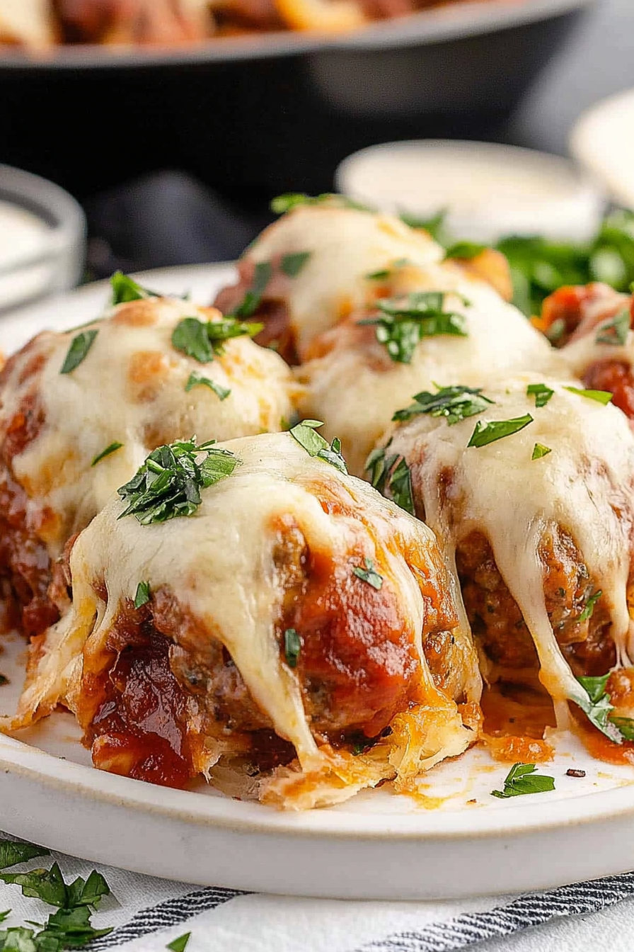 Garlic Meatball Appetizer