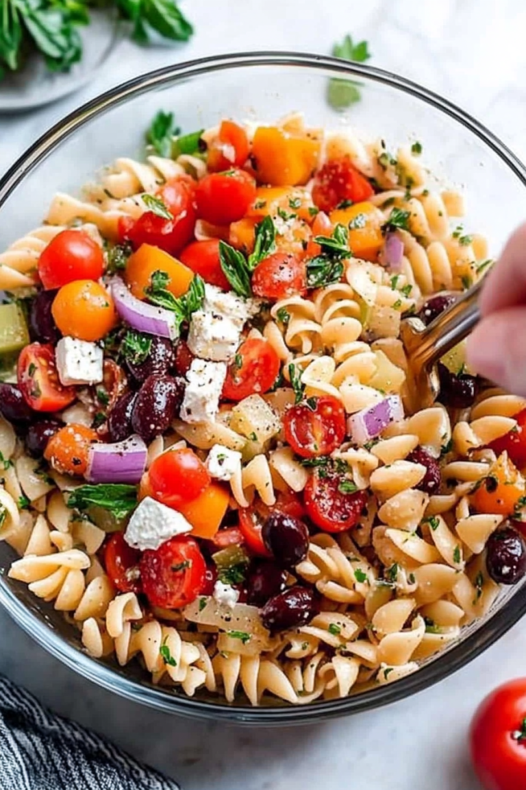 Greek pasta salad