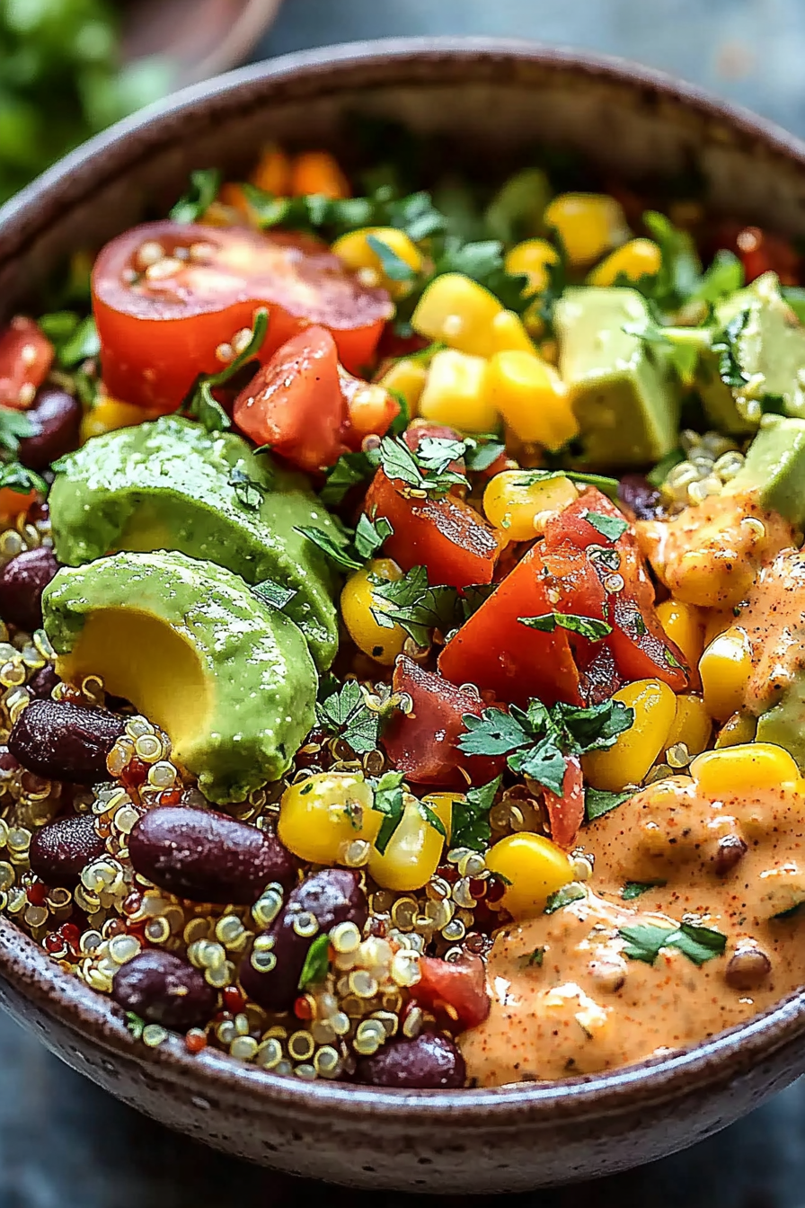 High Protein Southwest Quinoa Salad