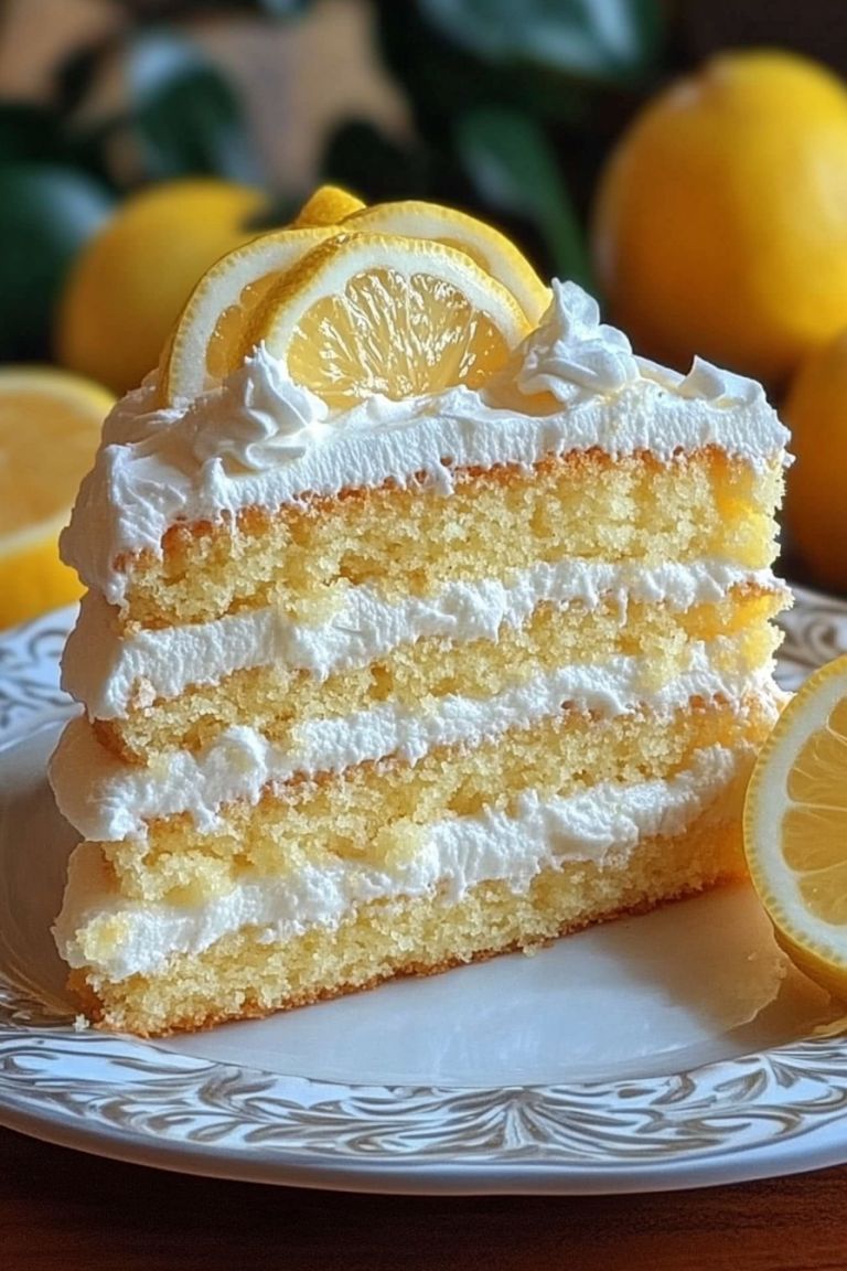 Italian Lemon Cream Cake