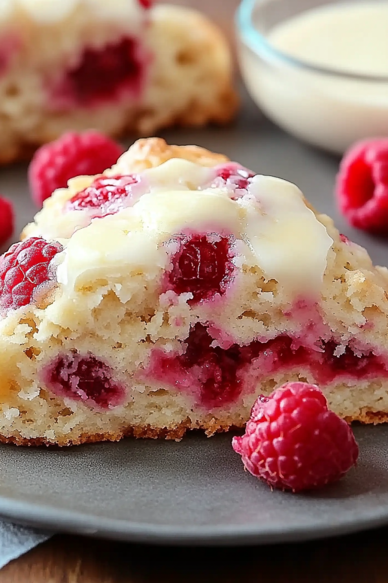 Lemon Raspberry Scones