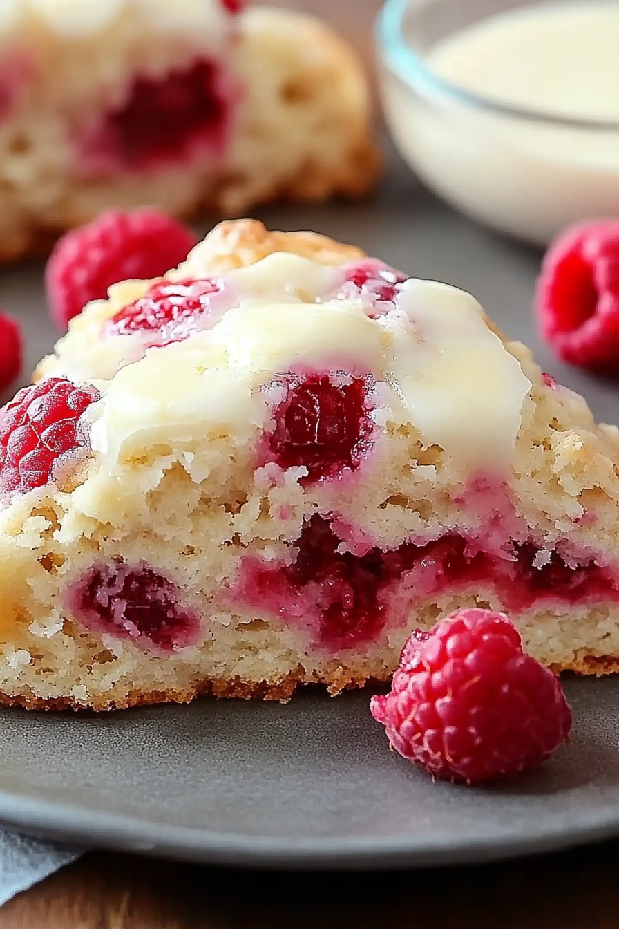 Lemon Raspberry Scones