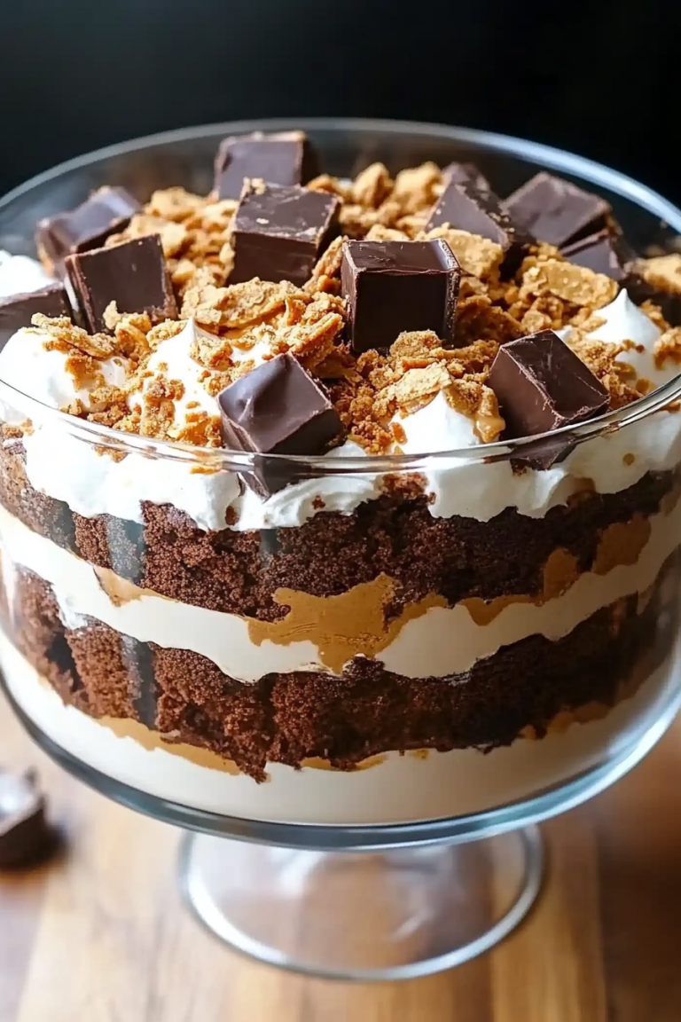 Peanut Butter Cup Brownie Trifle