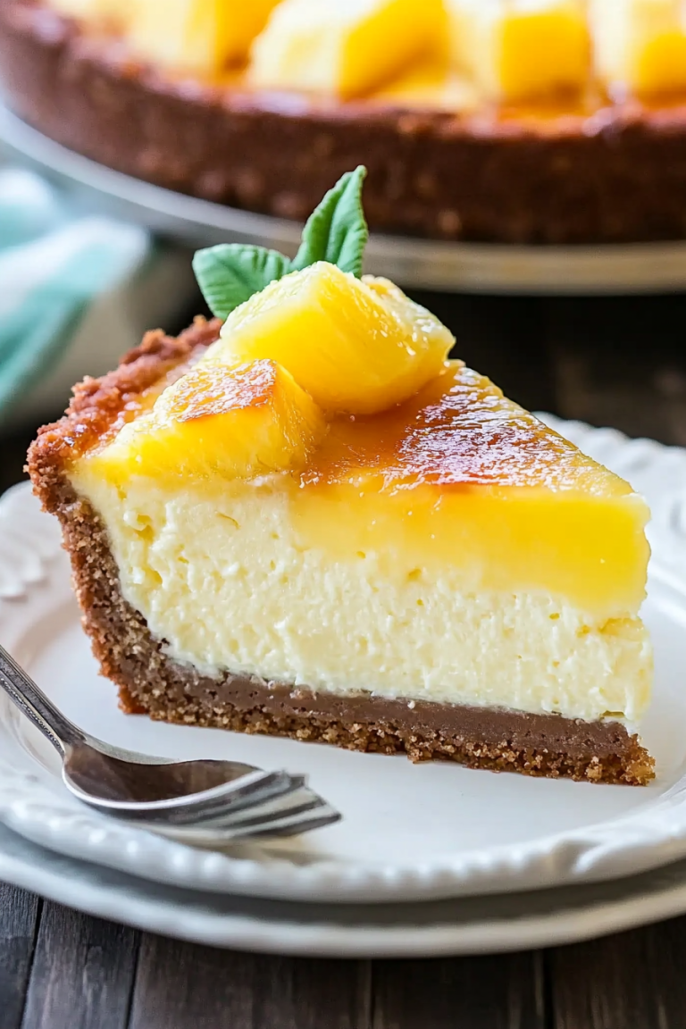 Pineapple cheesecake