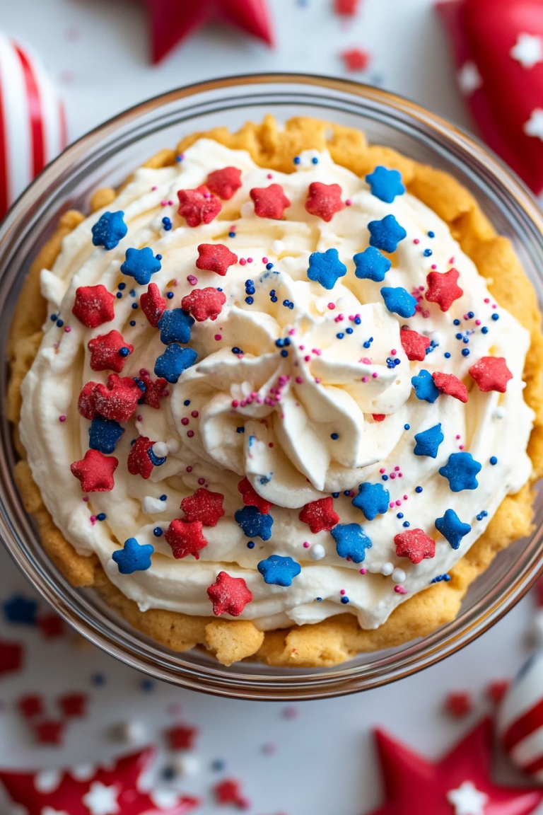 Red White Blue Funfetti Dip