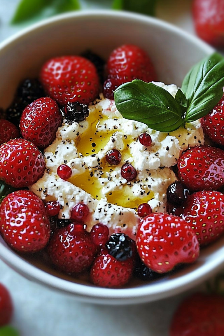 Whipped Feta Strawberries