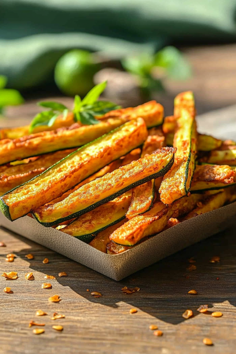 air fryer zucchini fries
