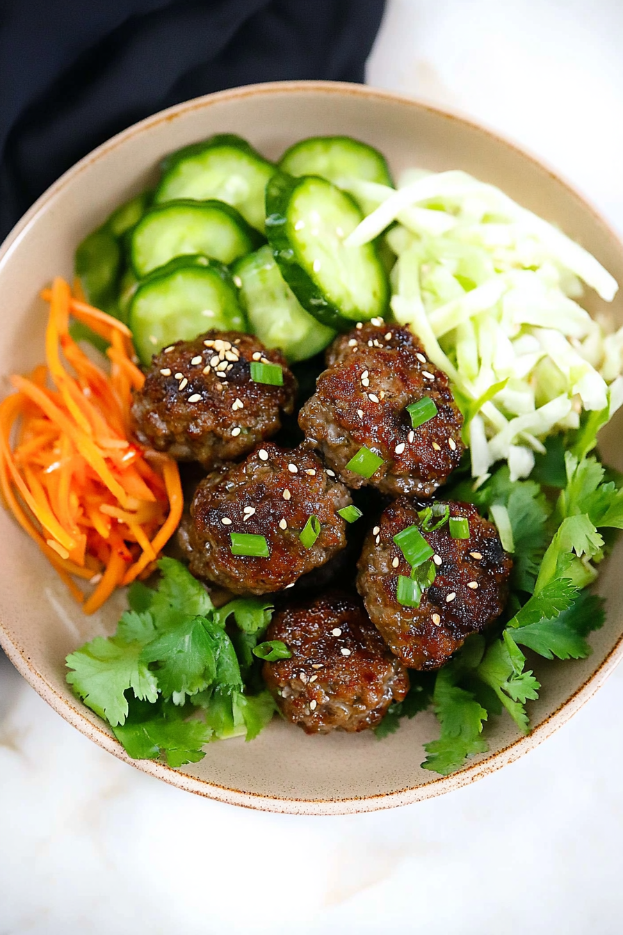 asian meatballs