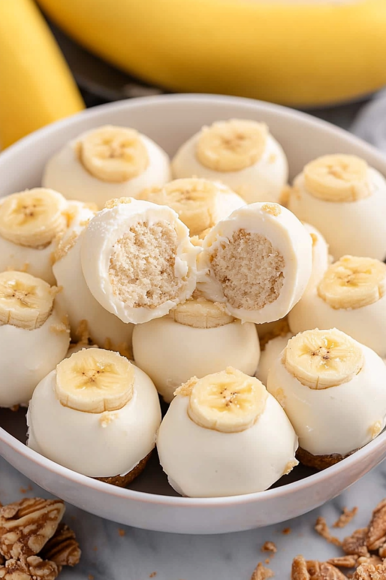 banana cream bites