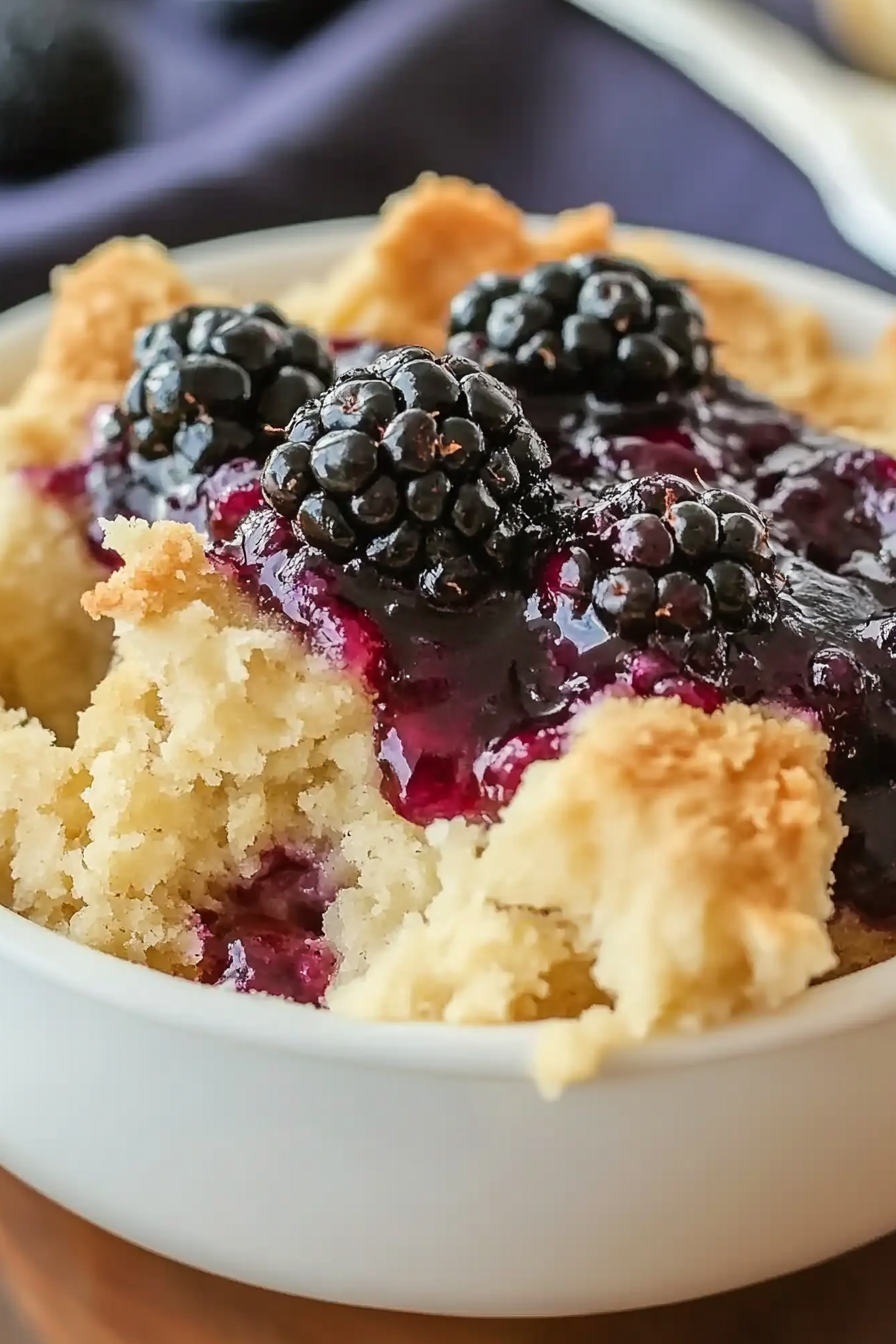 blackberry cobbler
