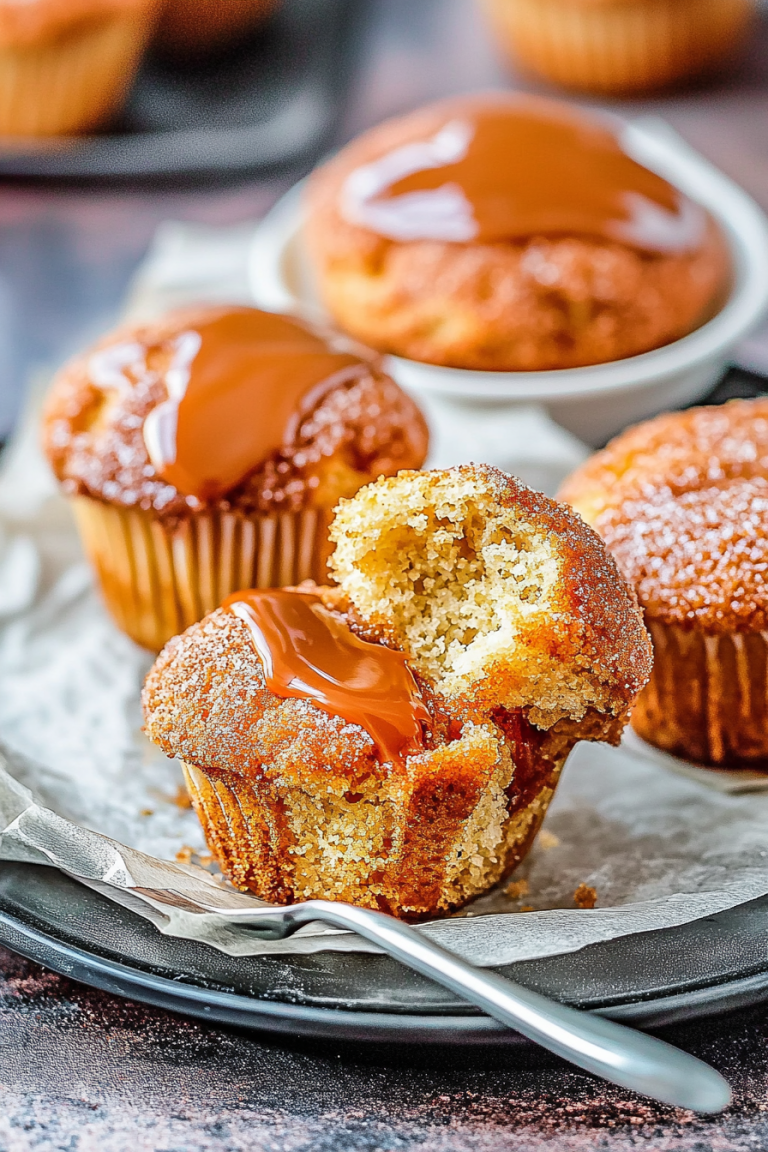 churro muffins caramel