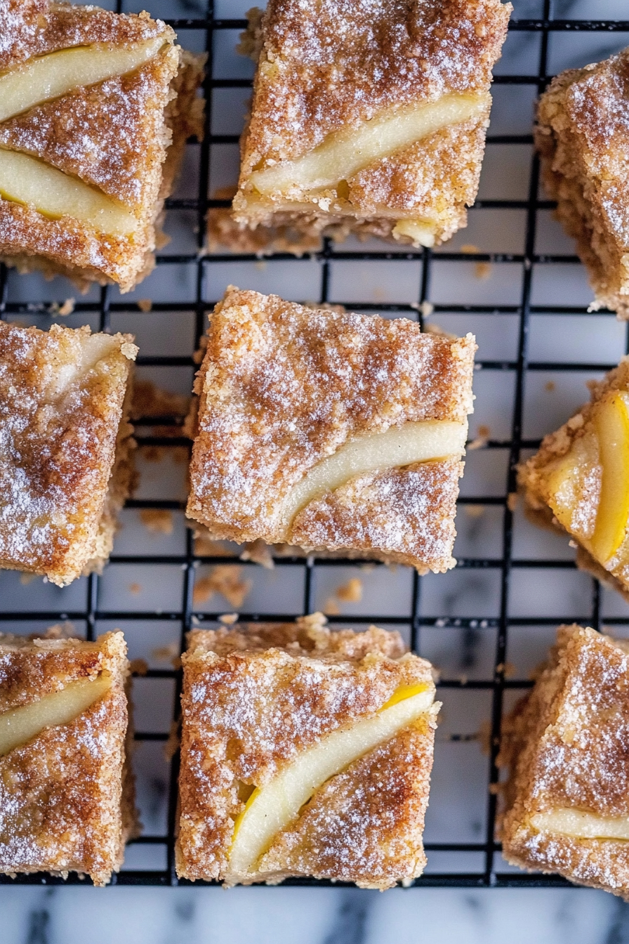 cinnamon apple pie bars