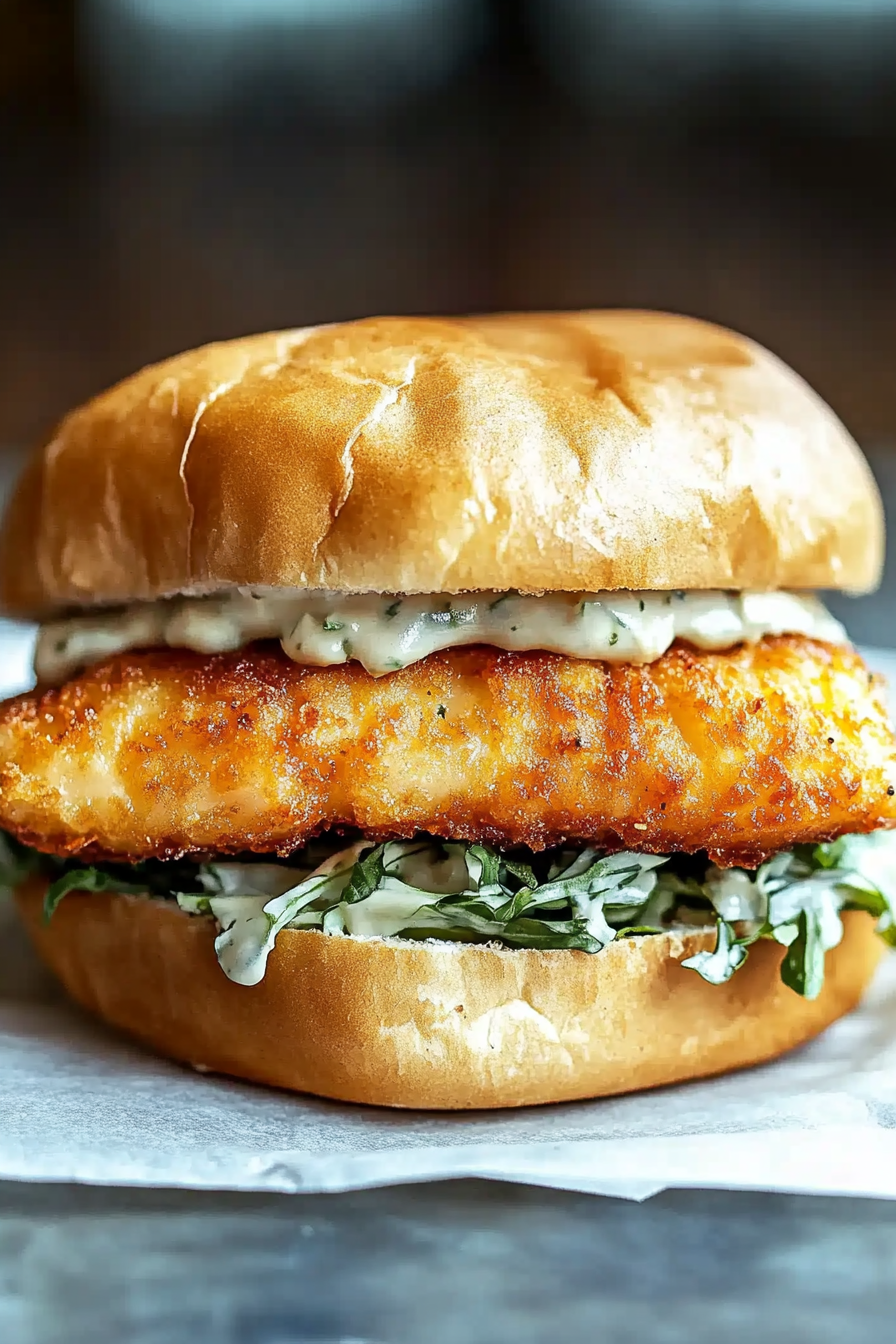 cod fish sandwich