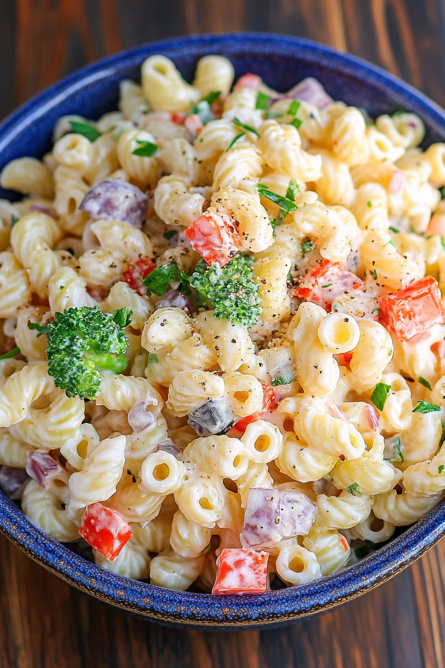 creamy pasta salad