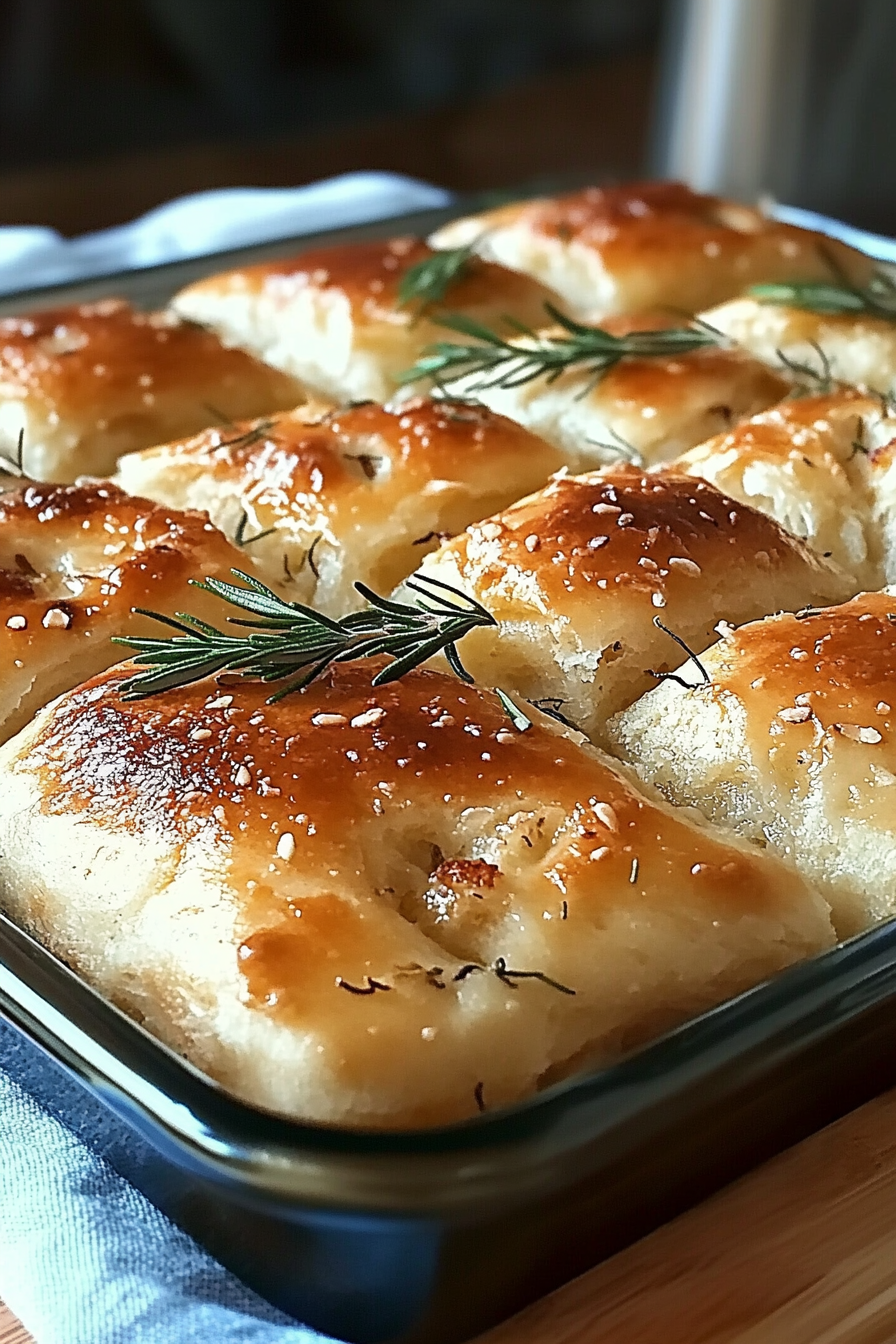 easy focaccia bread recipe