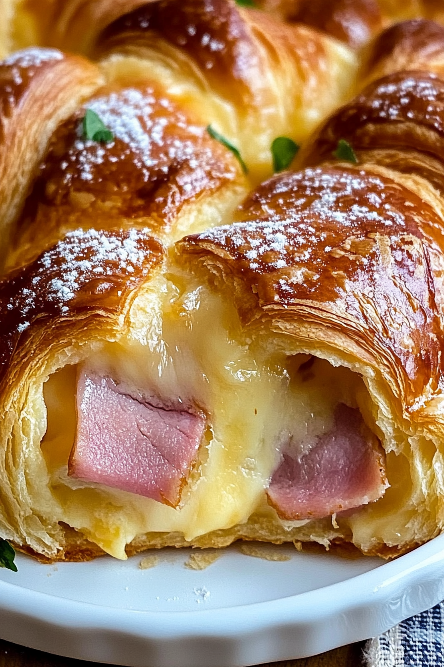 ham and cheese croissant