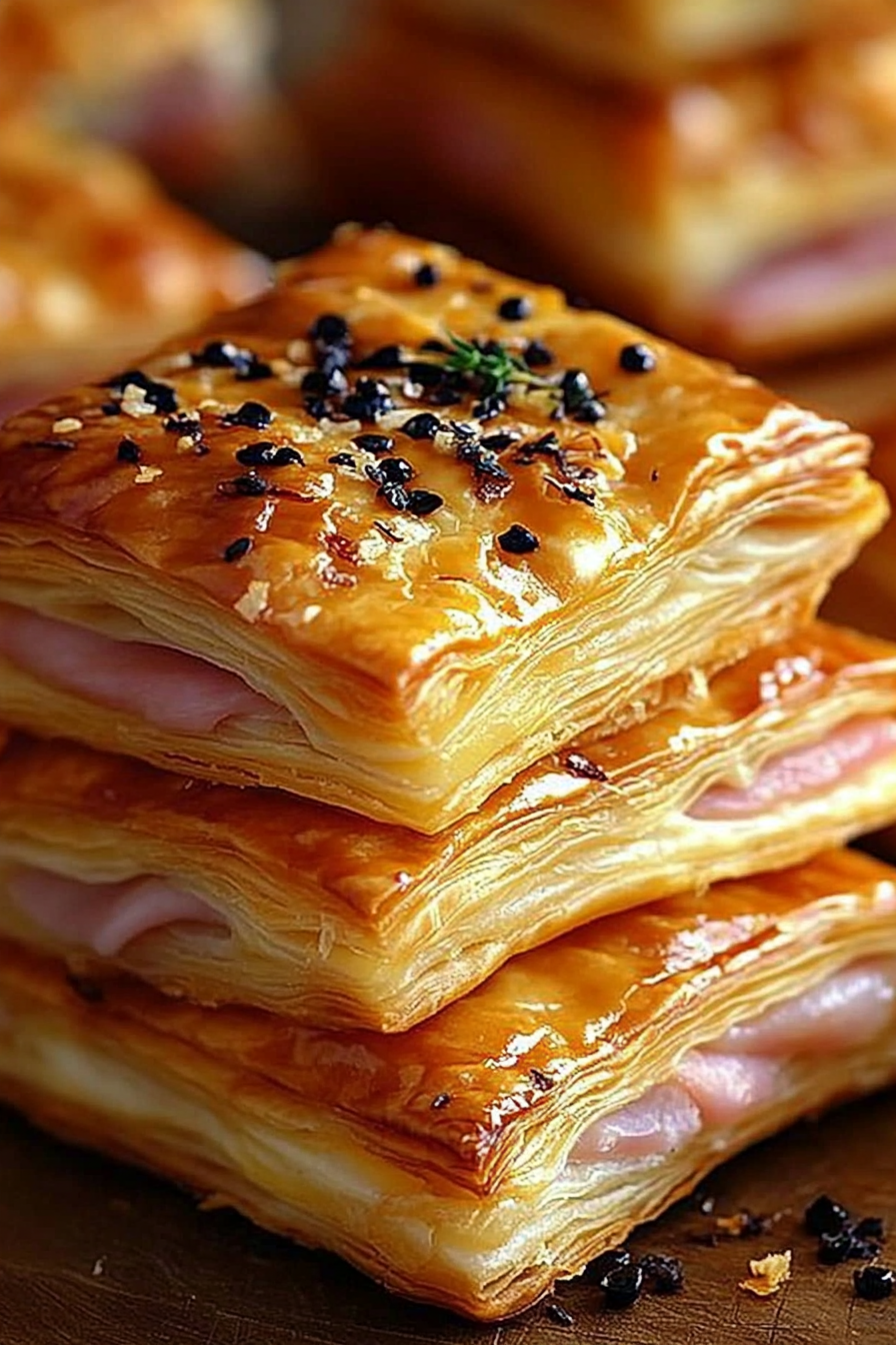 ham cheese puff pastry
