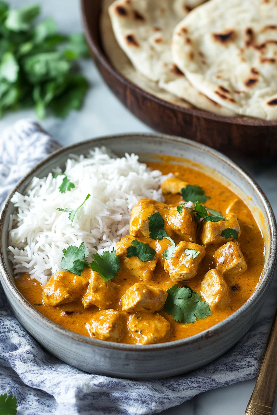 homemade chicken curry