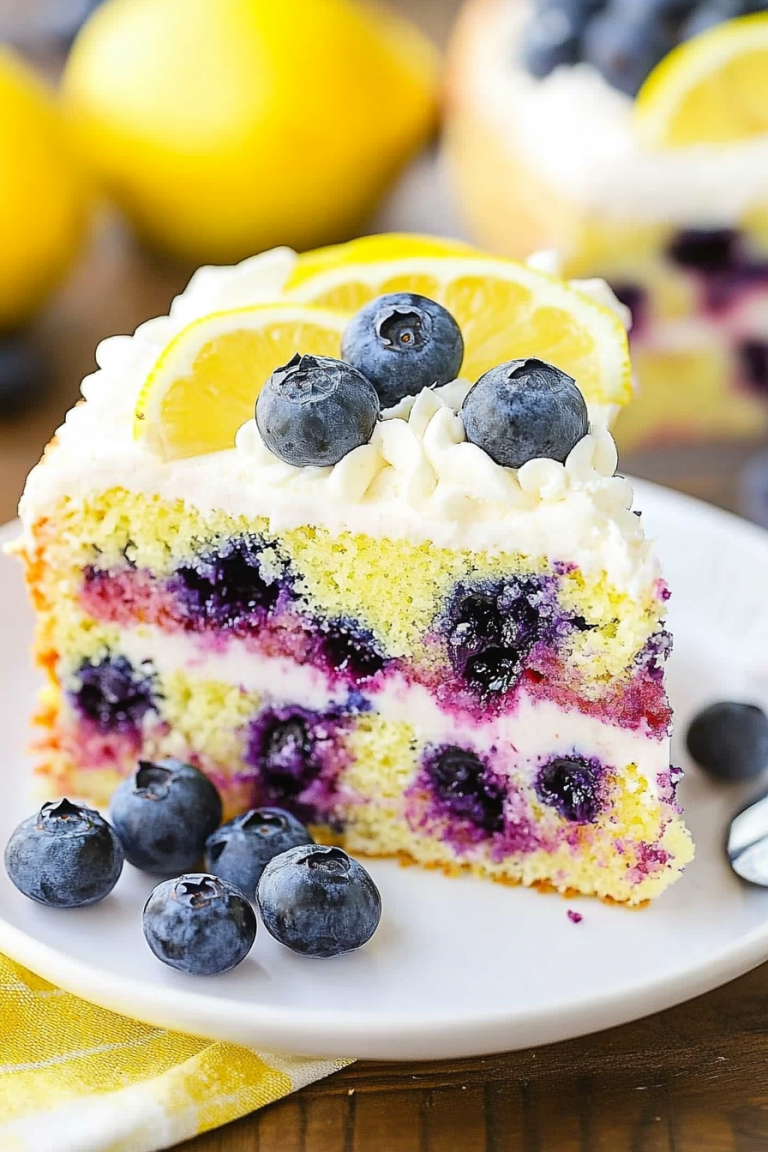 lemon blueberry cake