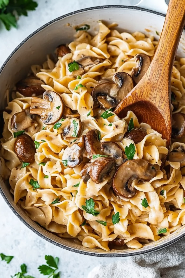 mushroom stroganoff easy