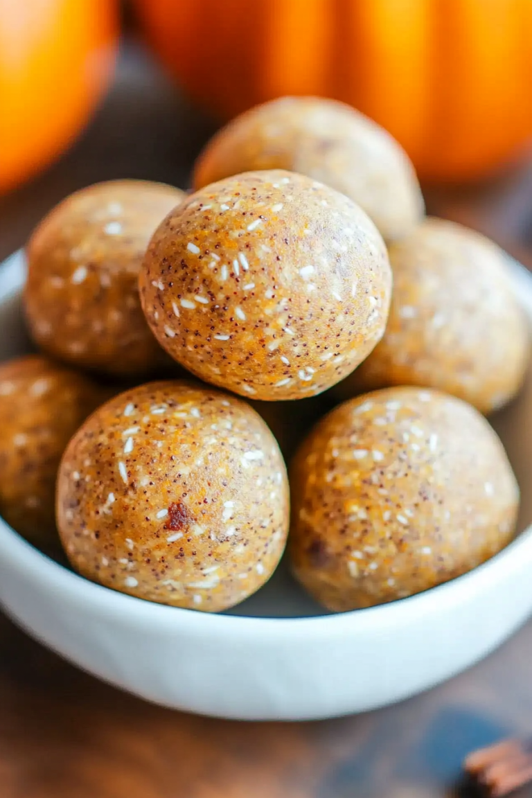 pumpkin pie energy balls