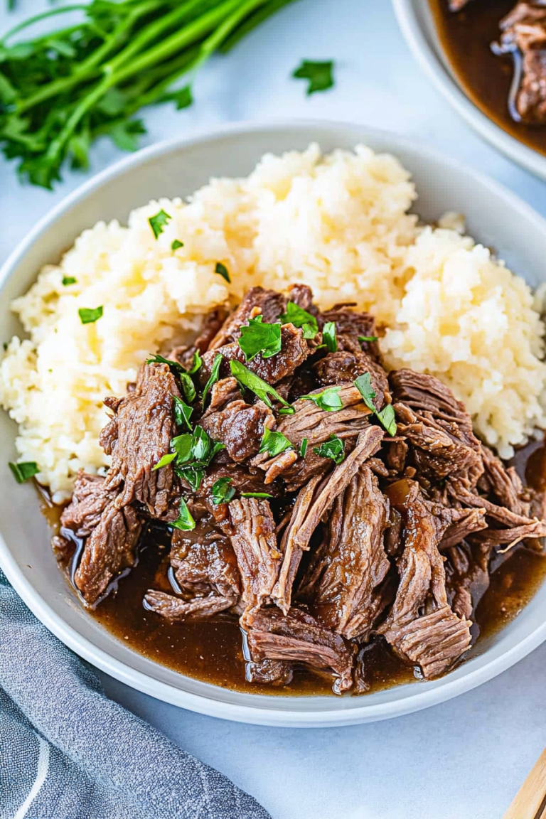 slow cooker balsamic beef