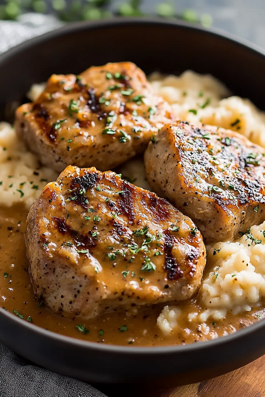 slow cooker pork chops