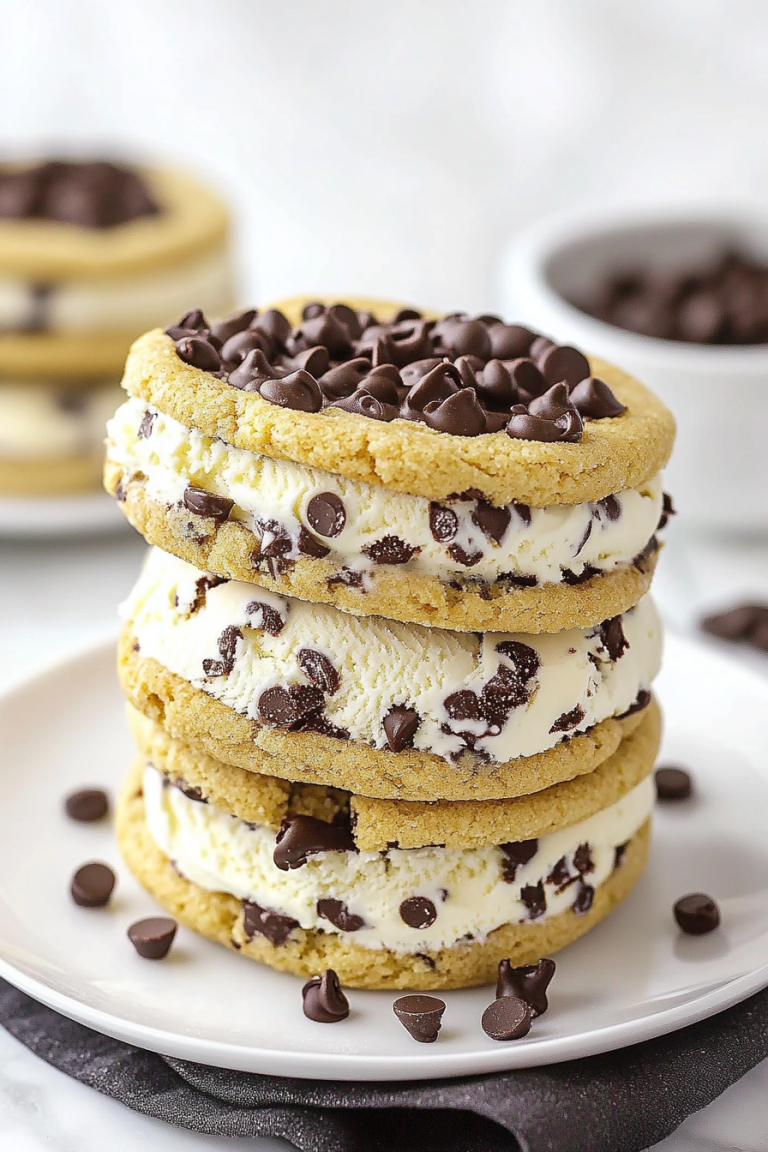cookie ice cream sandwiches