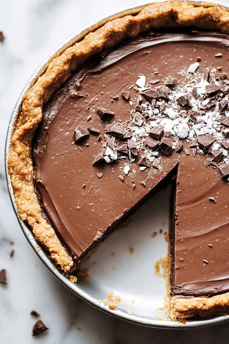 vegan chocolate pie