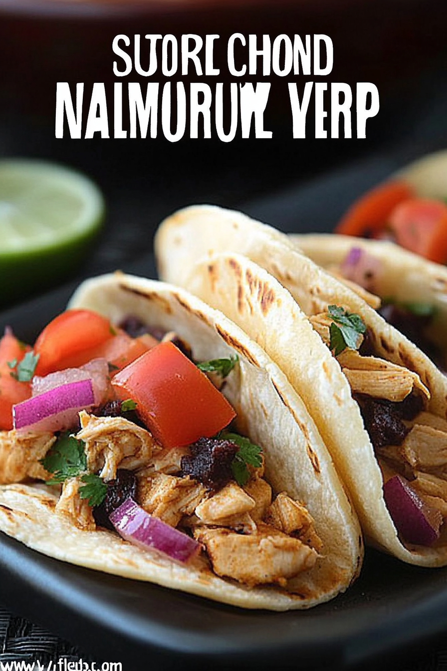 Slow Cooker Chicken Tacos