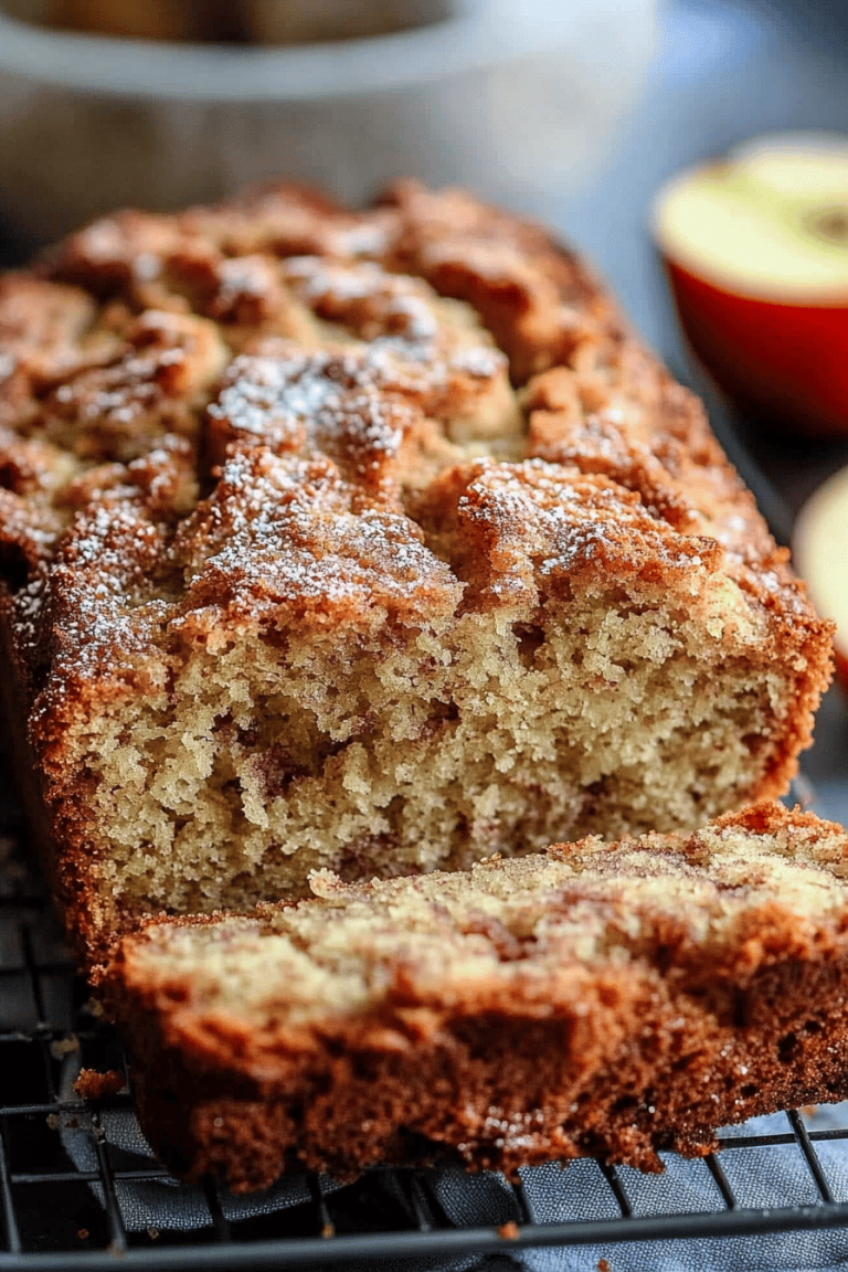 Apple fritter bread