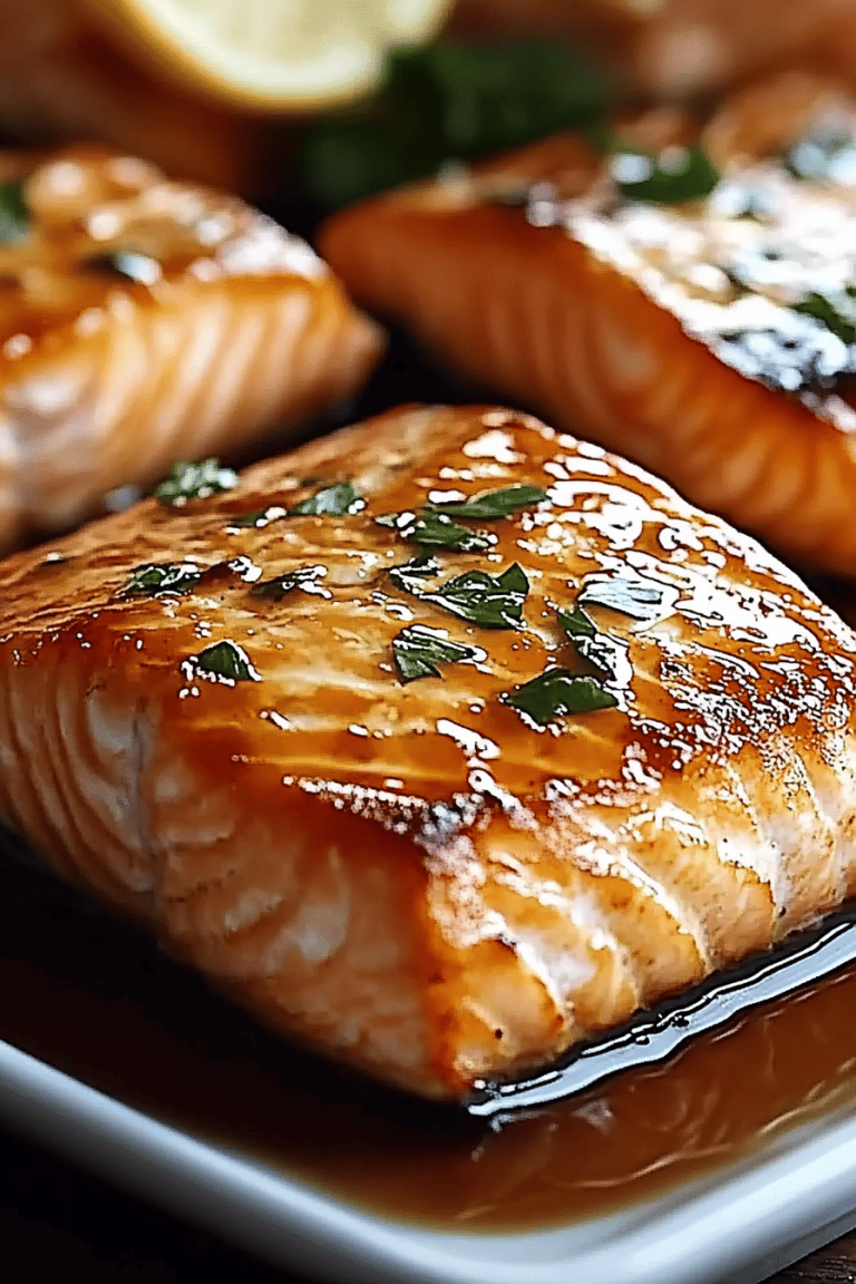 Oven baked salmon