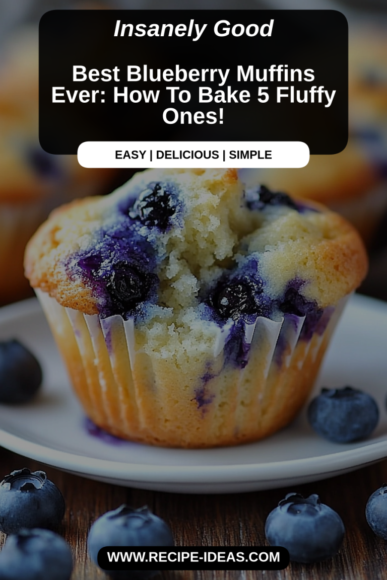 Easy Blueberry Muffins Recipe You’ll Love