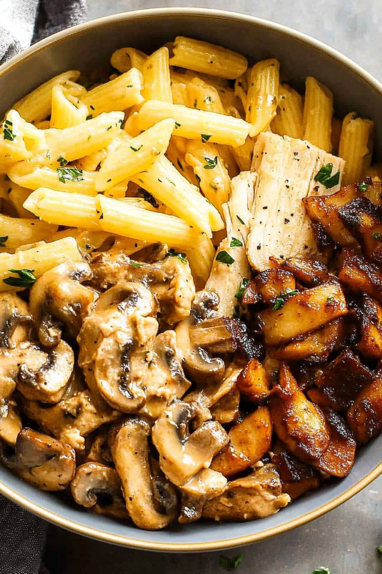 chicken mushroom pasta