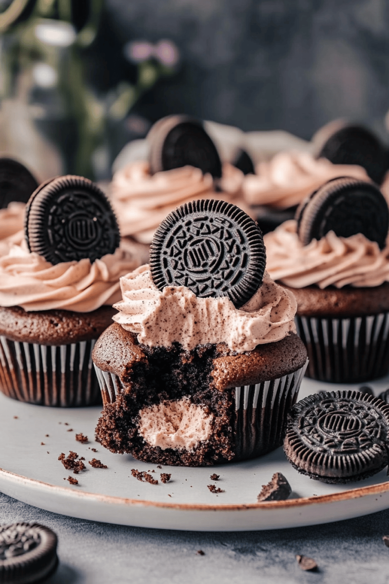 Rich Chocolate Stout Cupcakes with Baileys