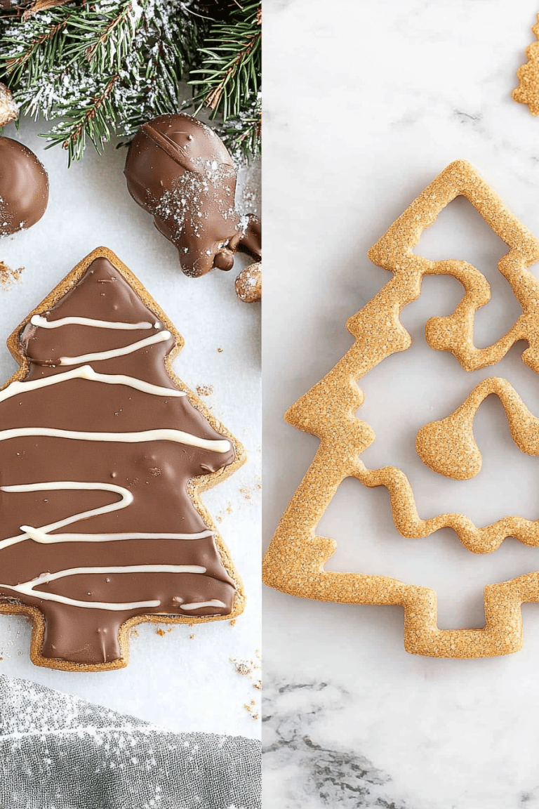 Meringue Christmas Trees