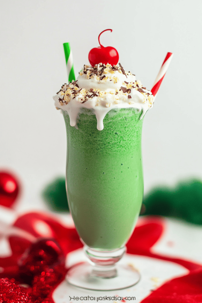 Grinch Milkshake Recipe