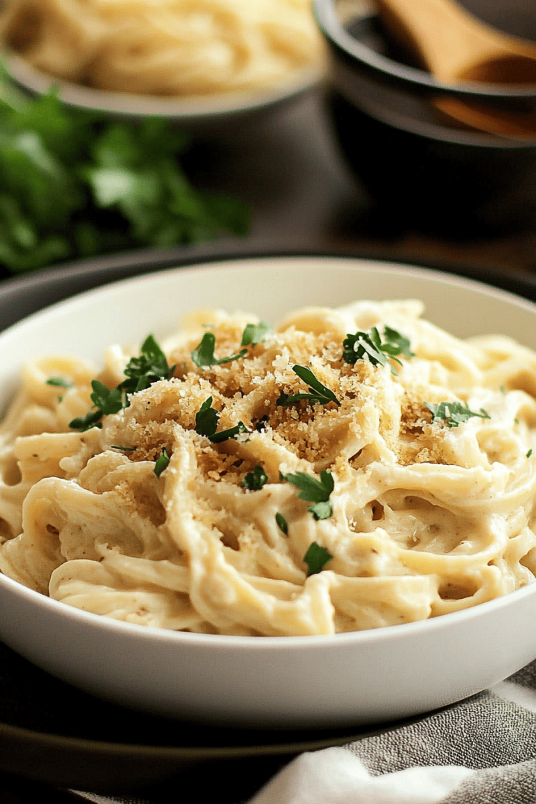 homemade Alfredo sauce