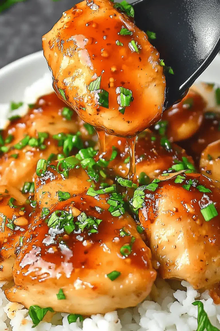 honey garlic chicken thighs