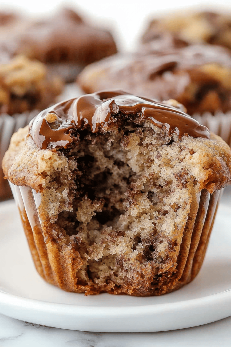 Nutella Banana Muffins