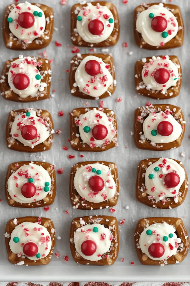 Peppermint Bark Pretzel Bites