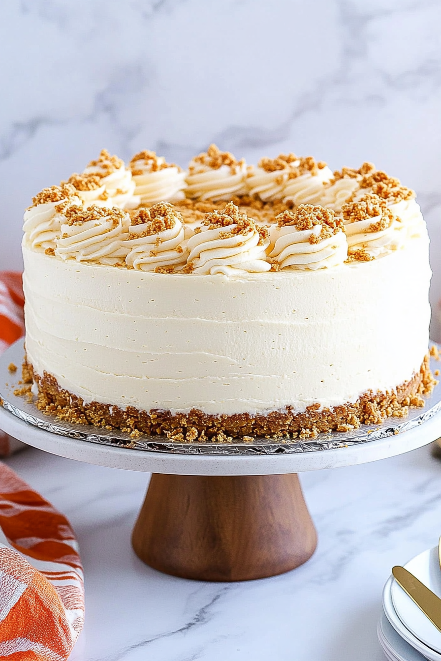 pumpkin cheesecake cake
